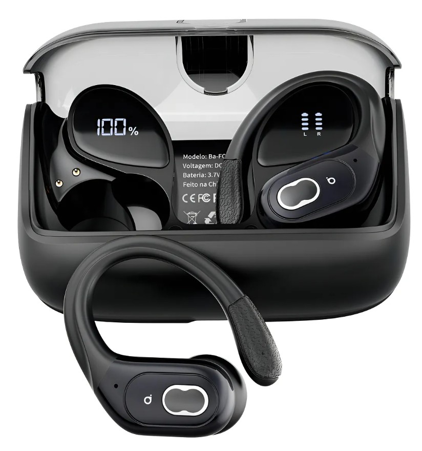 O fone sem fio esportivo da Basike sai por R$179,99 (40% OFF)