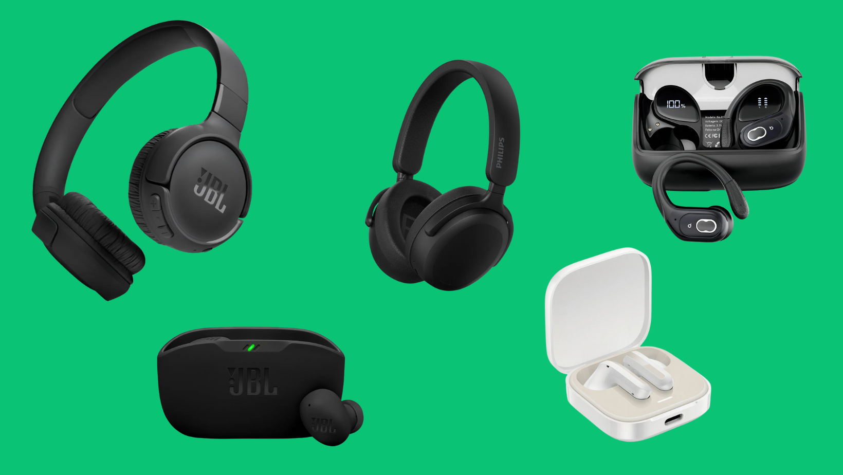 Vários fones incríveis da JBL, Philips, Basike e Xiaomi estão com descontão na promoção de 11.11 do Mercado Livre