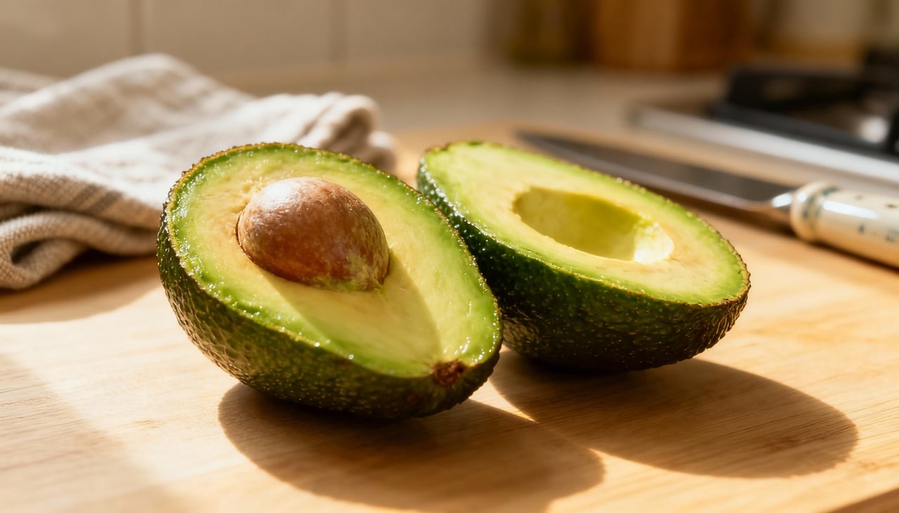 O abacate recebe esse título devido à variedade de nutrientes essenciais em sua polpa e à sua alta concentração de potássio