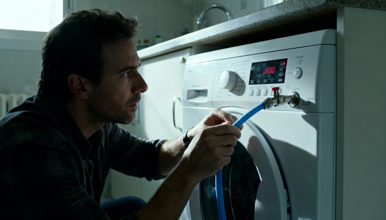 A máquina de lavar foi projetada para operar com a presença de ambos