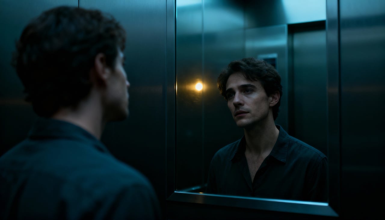 A imagem de ficar retido em um elevador sugere vulnerabilidade e falta de autonomia