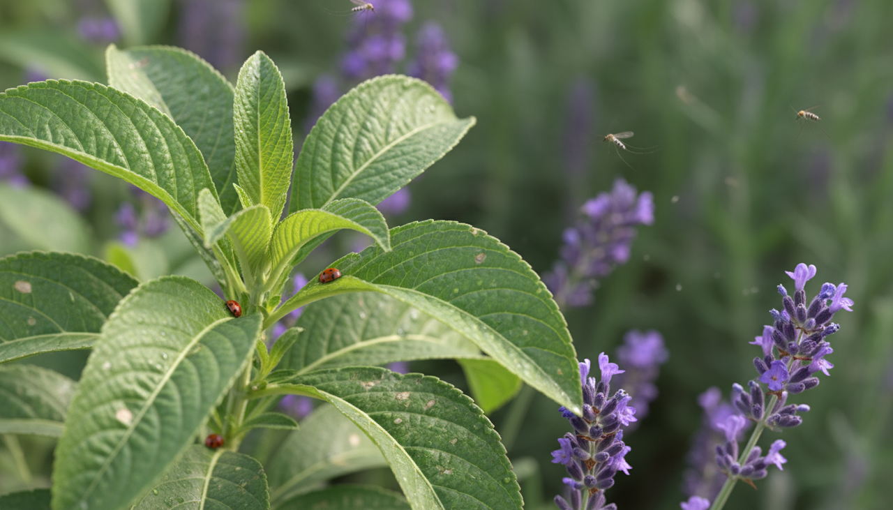 Determinadas espécies vegetais desenvolveram mecanismos de defesa através de óleos essenciais presentes em suas folhas e flores