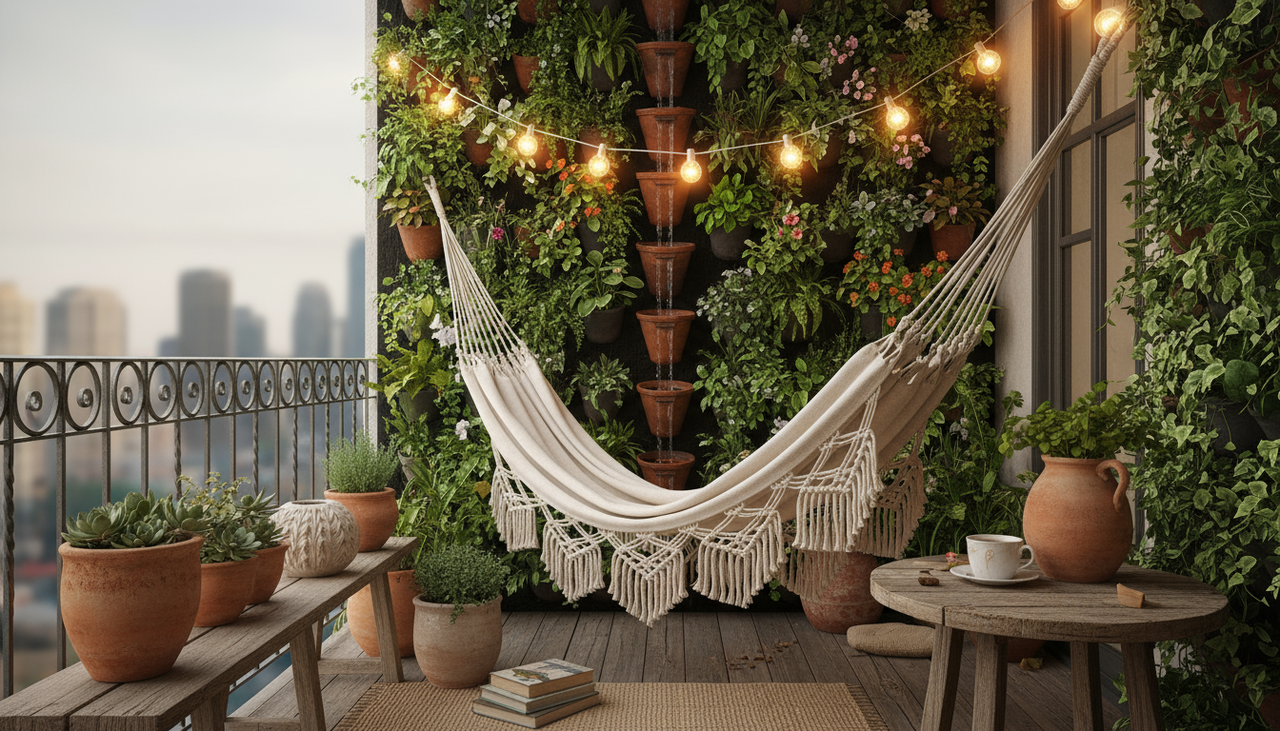 Quem mora em casas pequenas também pode criar um espaço de bem-estar