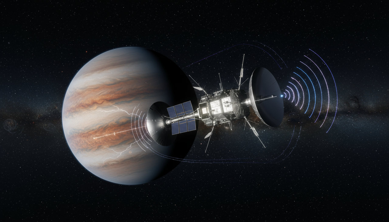A variedade de sons espaciais é surpreendente e vai desde estalos a murmúrios vindos do espaço profundo