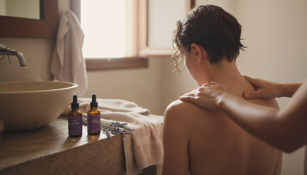 O óleo de lavanda desempenha função calmante ao envolver o sistema límbico