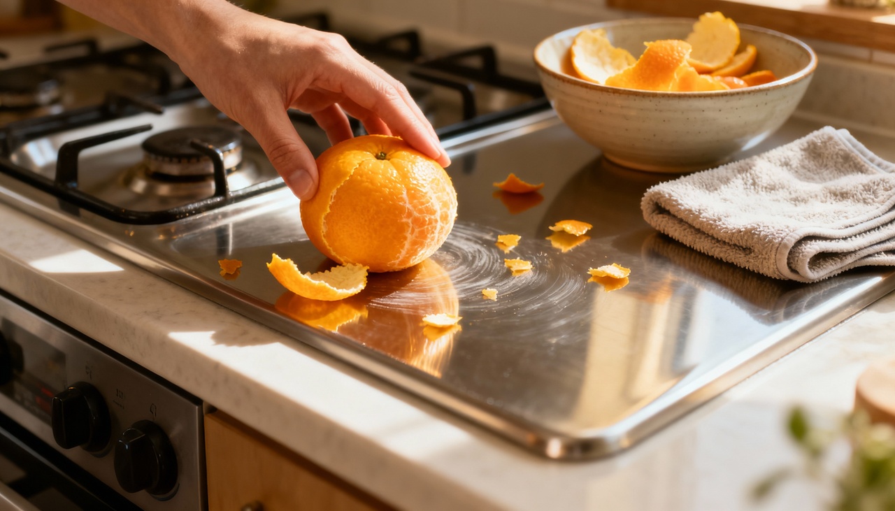 A casca de tangerina pode ser uma aliada na limpeza doméstica