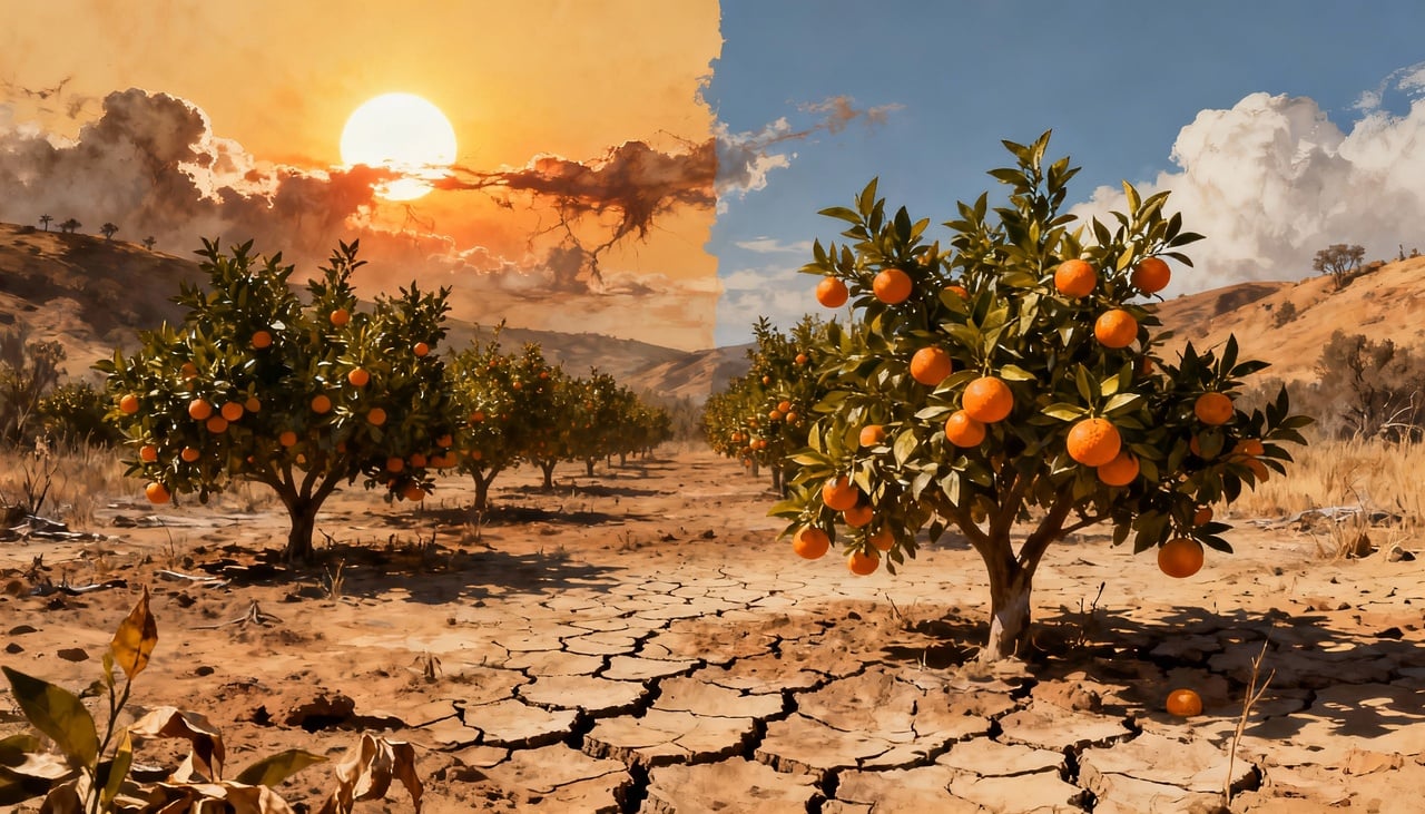 A temporada atual revela uma combinação complexa de fatores que impactam diretamente a produção de mandarina mundial