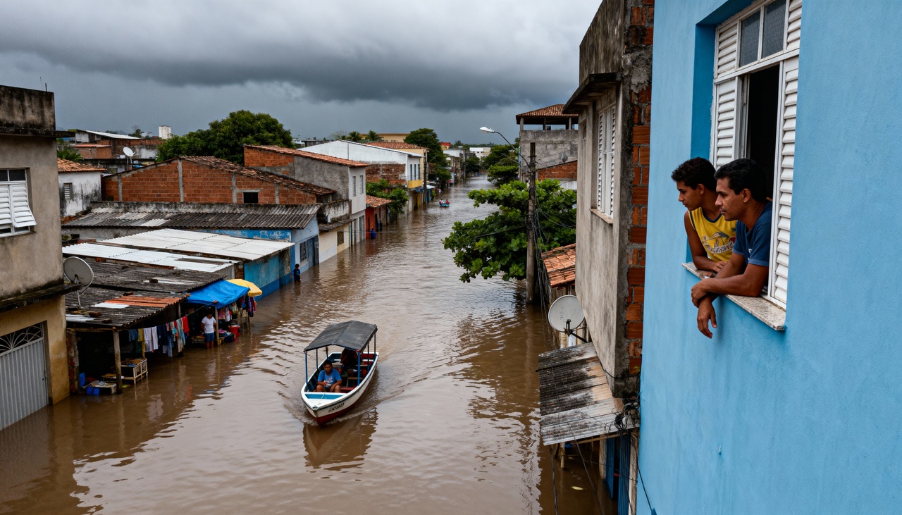 O território brasileiro sempre teve variações naturais, mas a intensidade dos eventos mudou drasticamente – Imagem ilustrativa