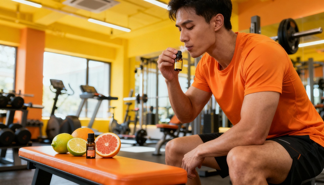 A ação estimulante do óleo cítrico para treino se deve principalmente ao aroma intenso dos frutos cítricos