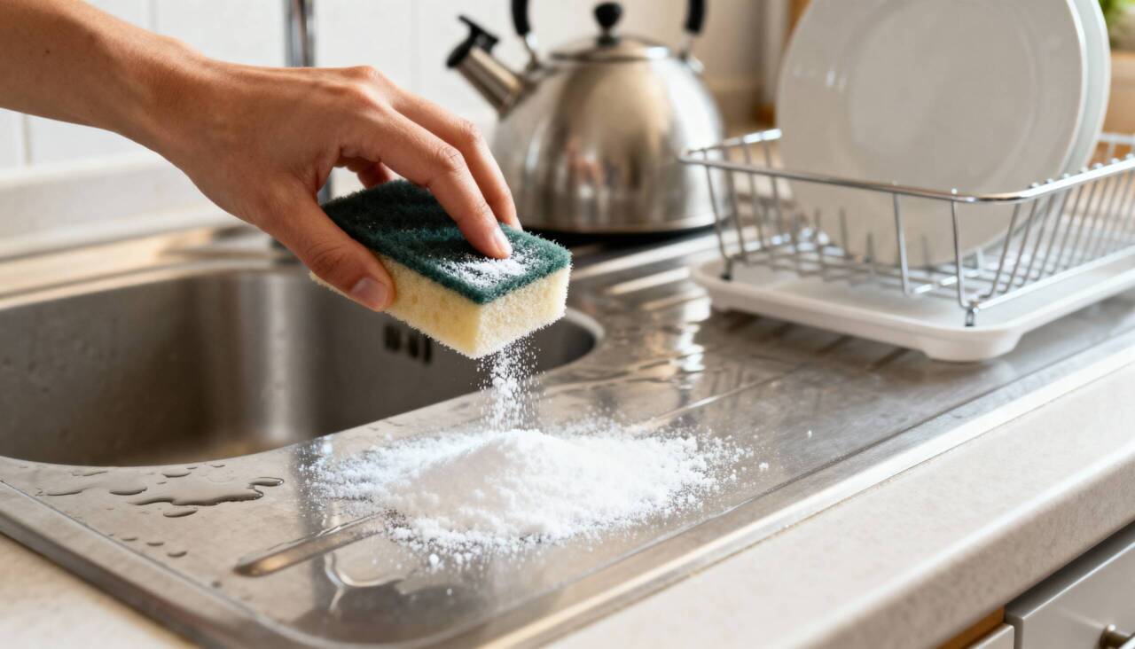 A aplicação do bicarbonato de sódio é simples e pode ser feita em poucos passos