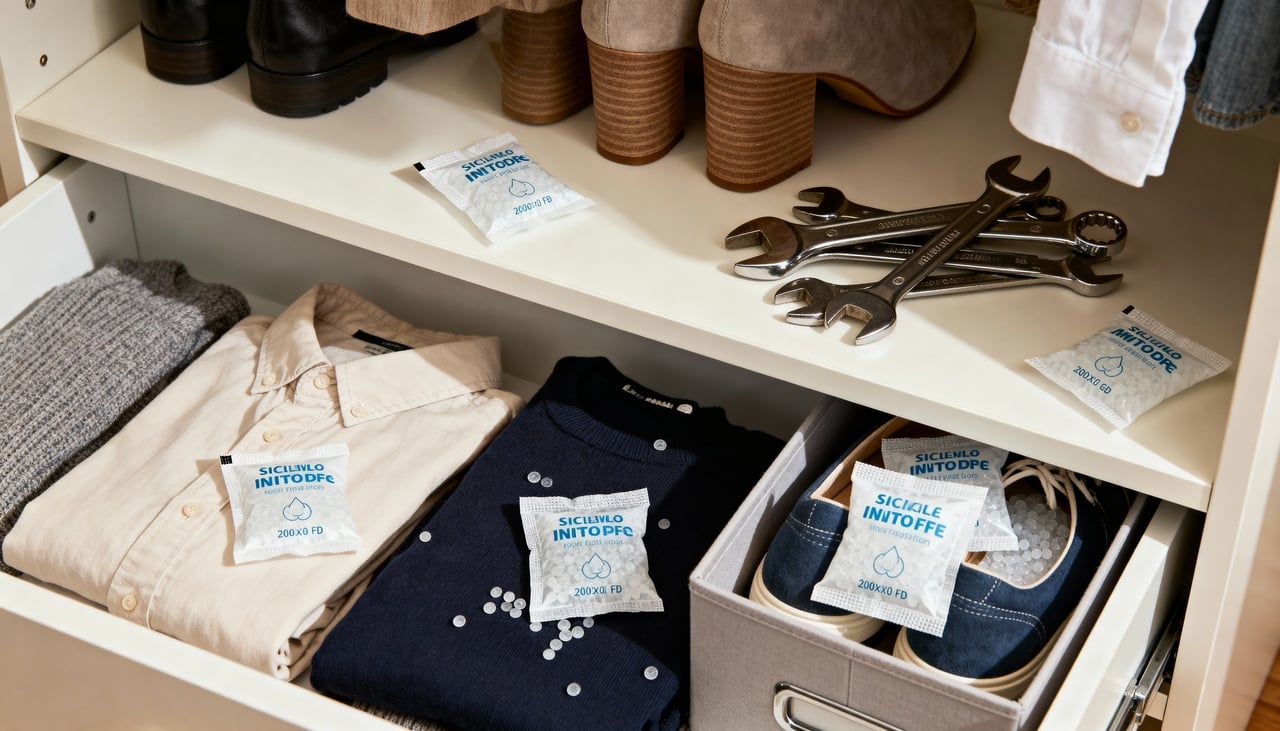 9 benefícios secretos dos "pacotes de sílica gel" em embalagens de lanches, um pequeno ajudante que vai facilitar sua vida