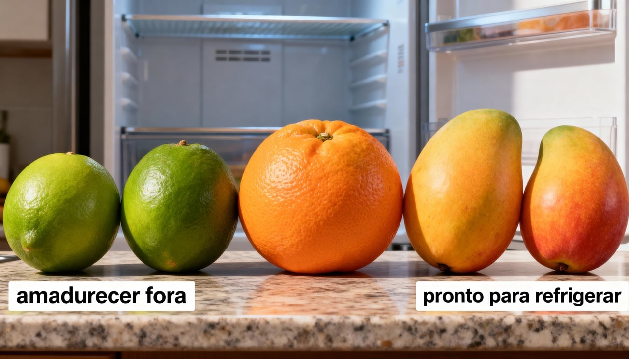 O ambiente refrigerado desacelera a atividade das enzimas que promovem a degradação das frutas