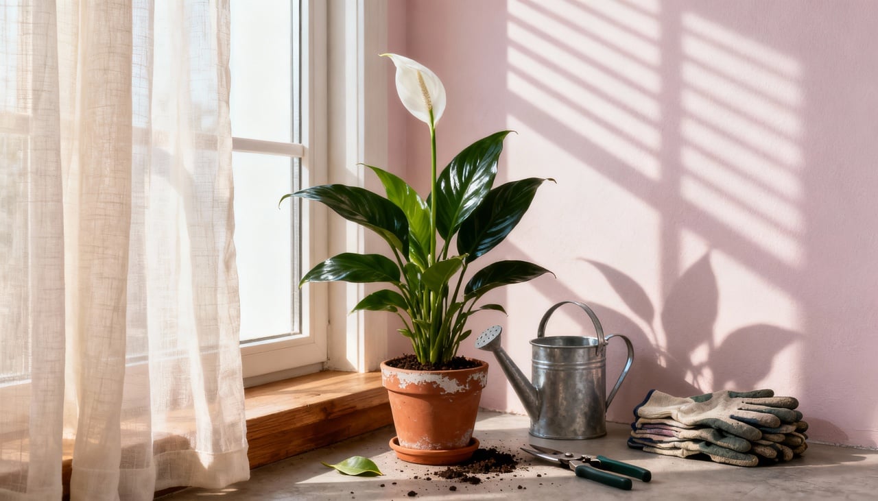 É possível fortalecer o Lírio-da-paz com ingredientes simples de cozinha