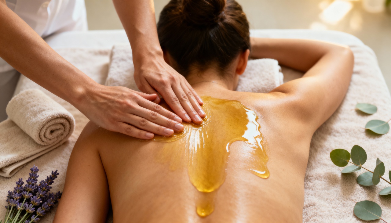 O benefício de um óleo essencial para aliviar tensão muscular rapidamente se fundamenta em compostos bioativos