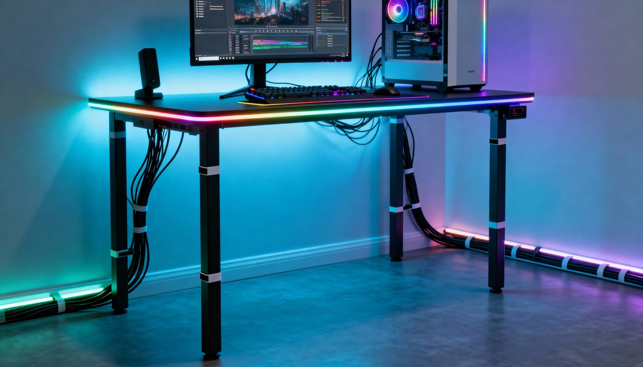 Organizar os fios melhora não só a estética, mas também amplia a segurança