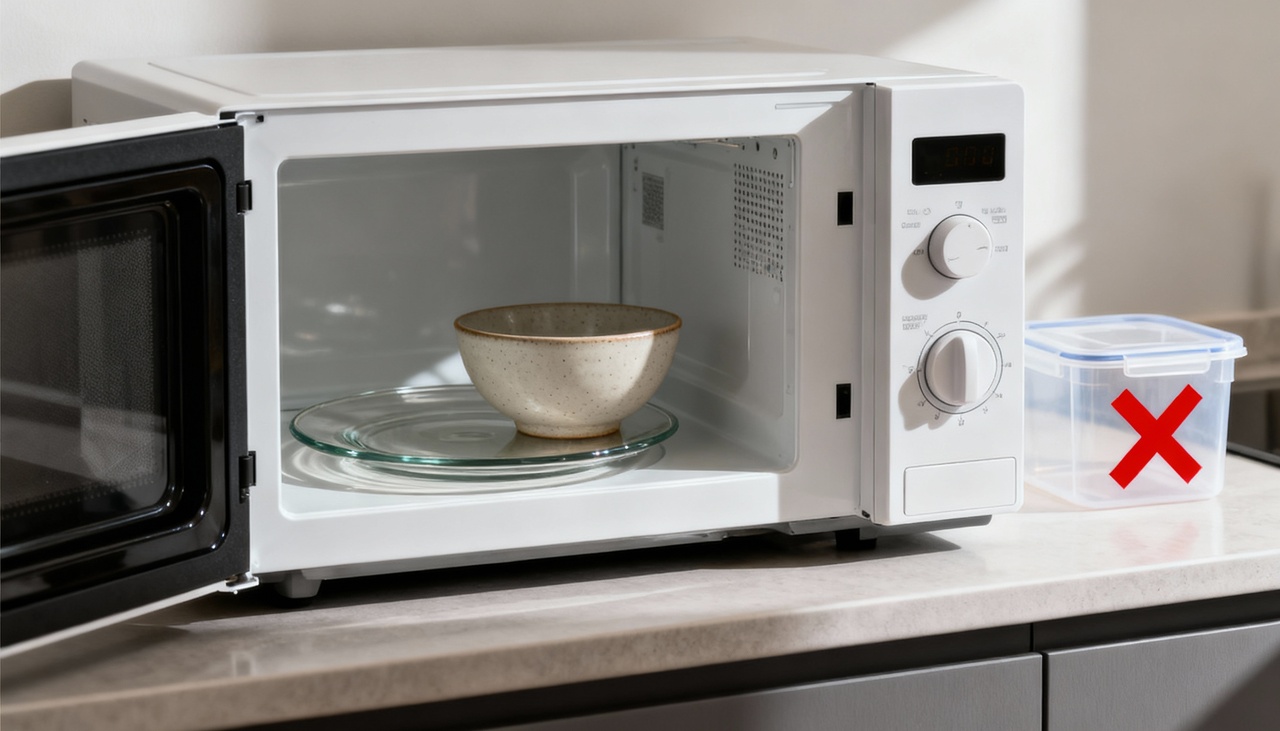 A exposição de recipientes plásticos ao calor do micro-ondas pode desencadear a liberação de aditivos