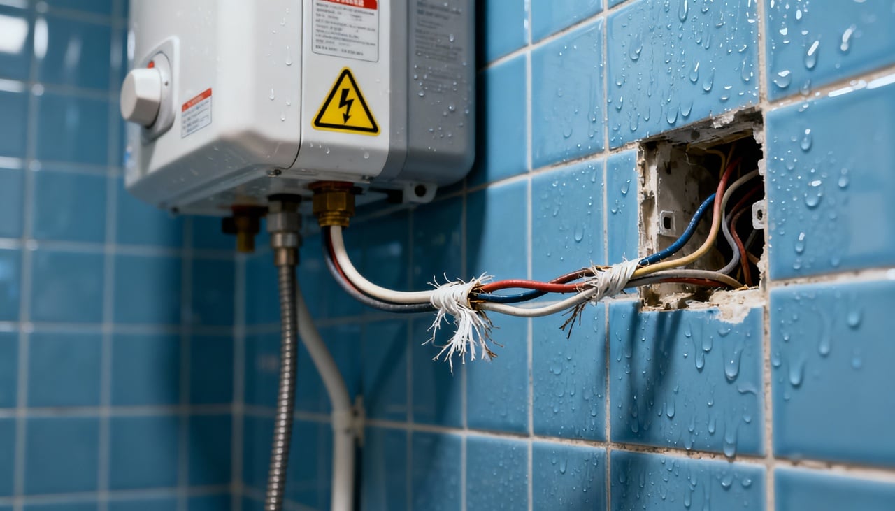 O choque no chuveiro costuma ocorrer apenas em momentos específicos