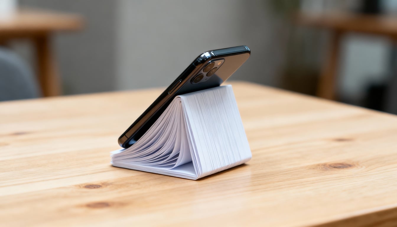 O formato metálico permite criar uma base estável sem ferramentas