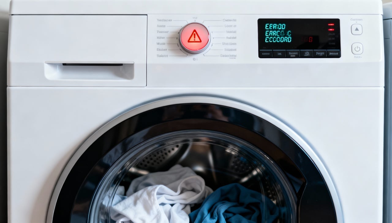 Ao realizar lavagens com quantidade reduzida de peças, a distribuição interna no tambor se desequilibra