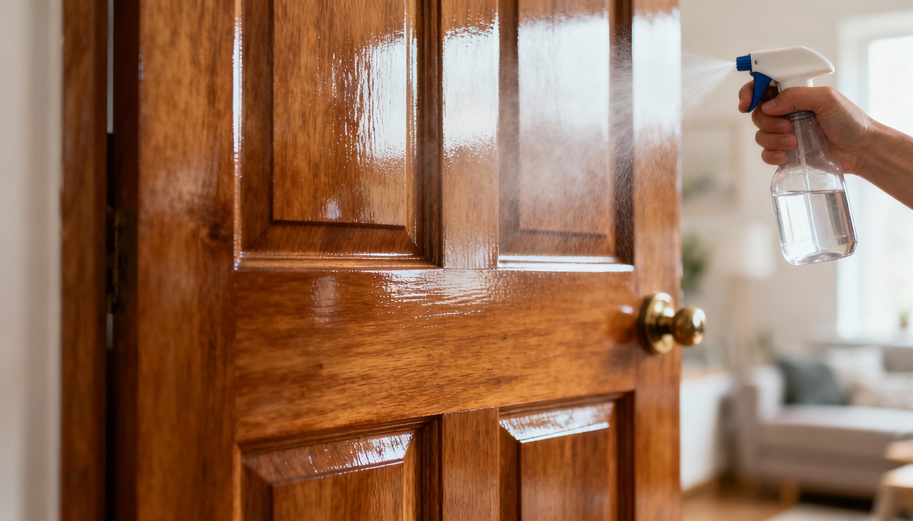 Para preparar a mistura, você só precisa de um borrifador limpo, água e uma pequena quantidade de amaciante