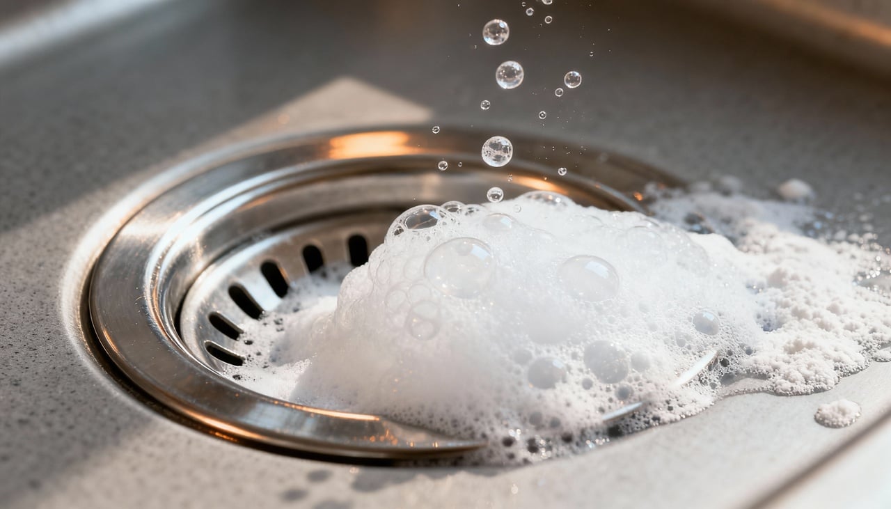 Mesmo em pias aparentemente limpas, o odor desagradável geralmente surge devido ao acúmulo de resíduos orgânicos ou de biofilme