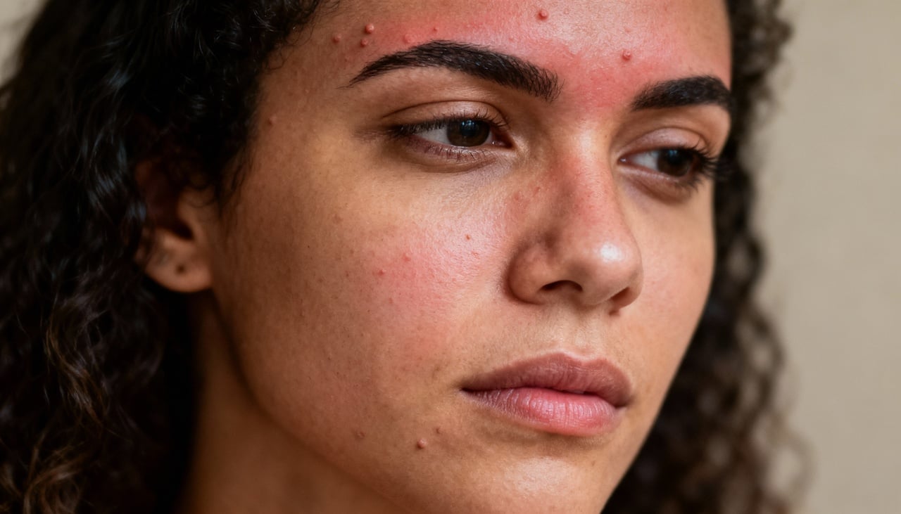 A acne fúngica se difere da acne bacteriana pela proliferação anormal do fungo Malassezia