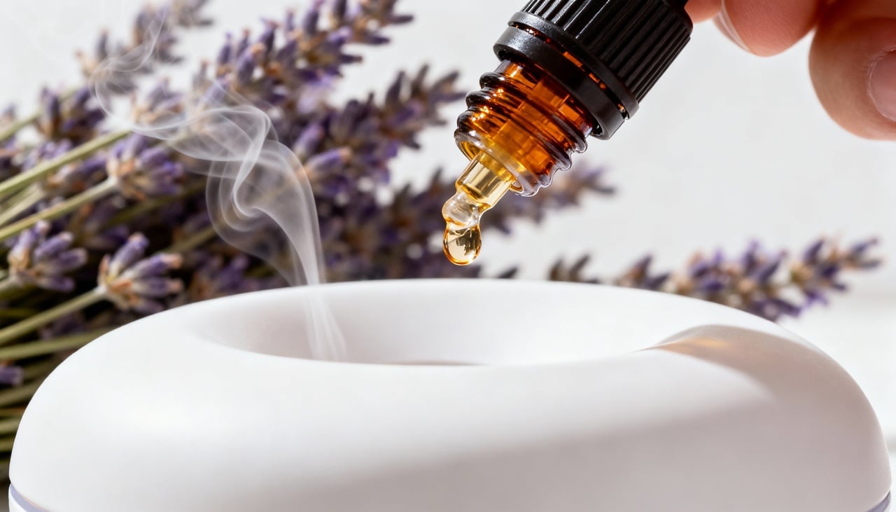 O óleo essencial de lavanda é reconhecido por sua ação rápida quando inalado