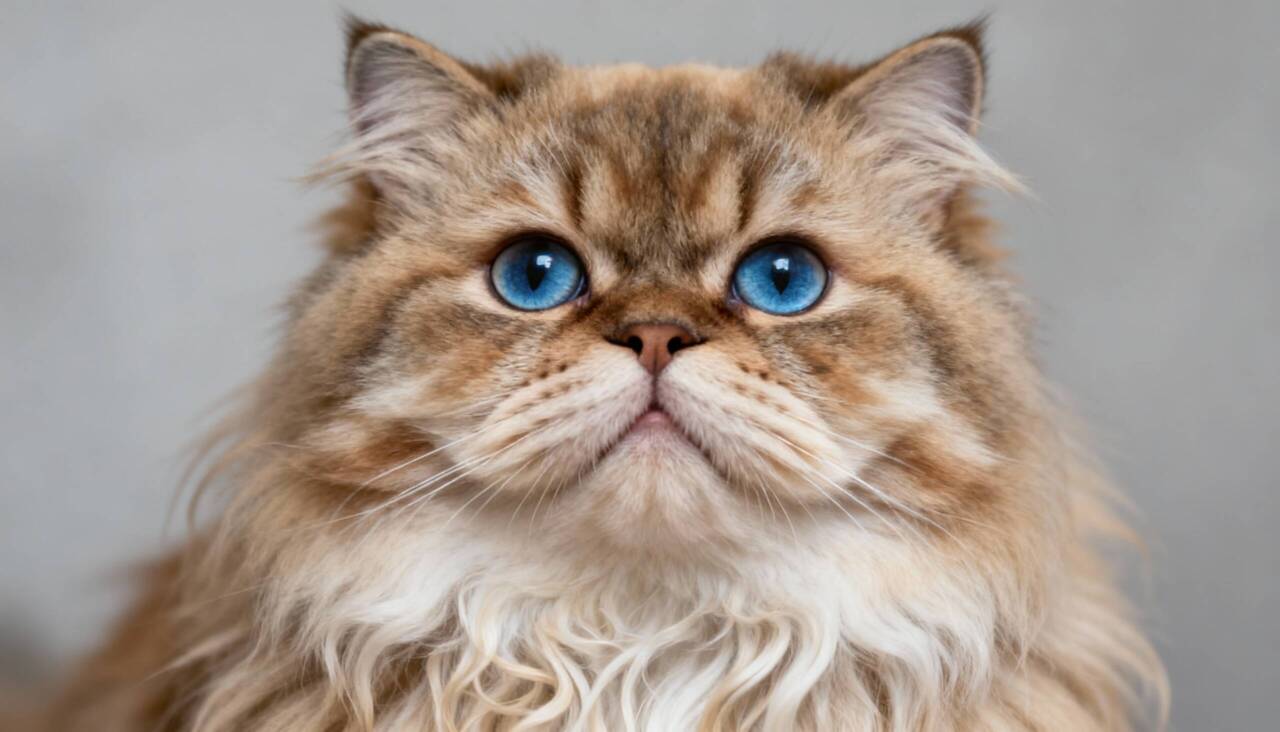 O porte elegante e o pelo longo são marcas registradas do gato persa