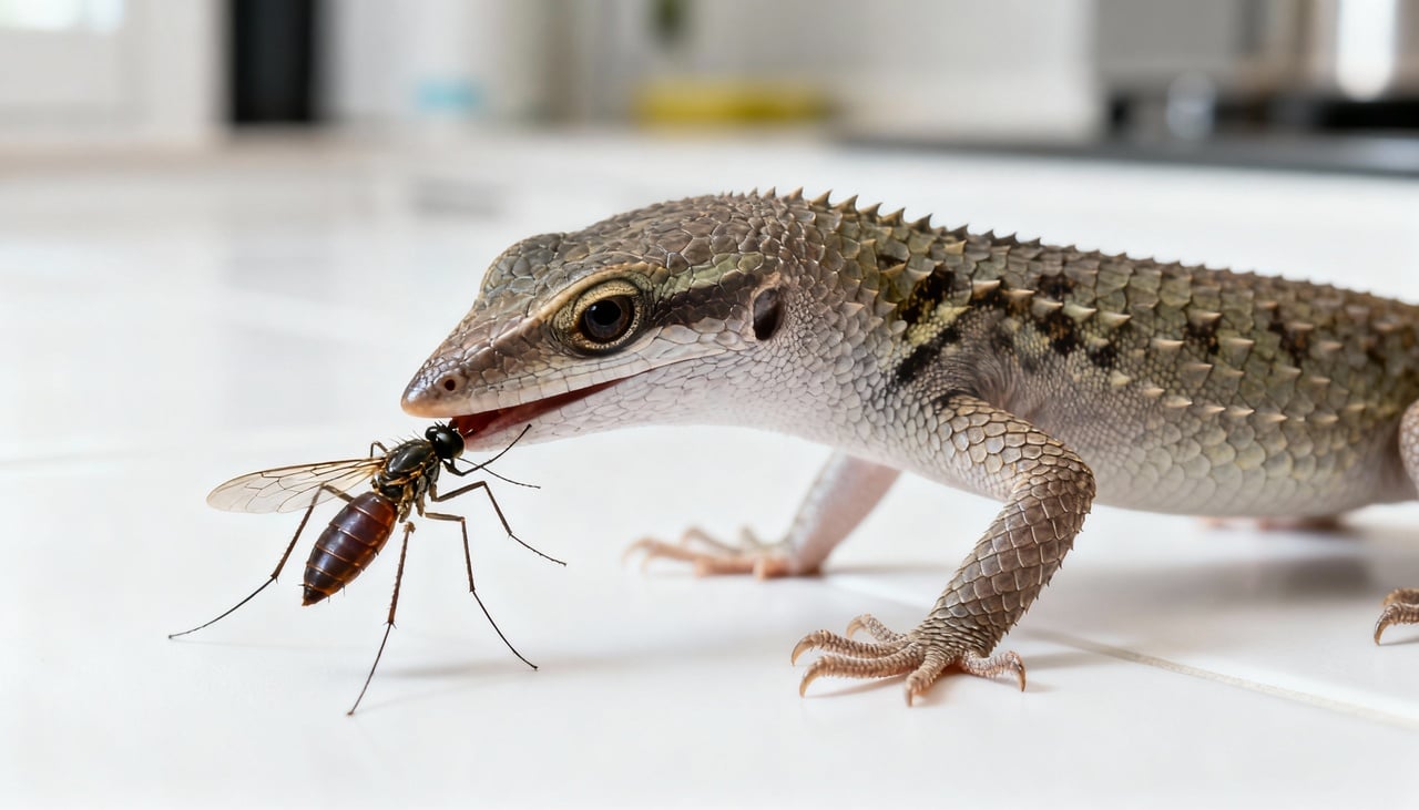 Especialistas em fauna urbana destacam que a presença de lagartixas é muito vantajosa para os lares