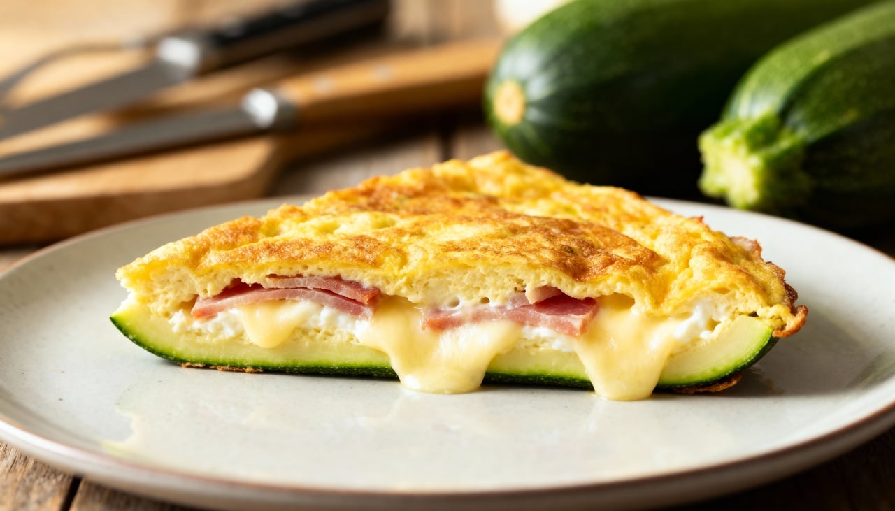 O omelete de abobrinha recheado é destaque entre receitas práticas para qualquer estação do ano