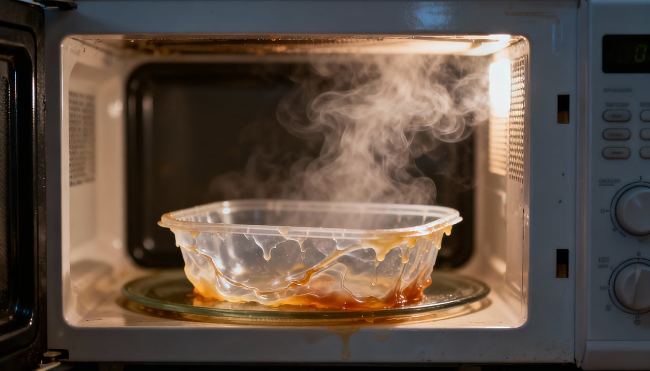 A exposição de recipientes plásticos ao calor do micro-ondas pode desencadear a liberação de aditivos