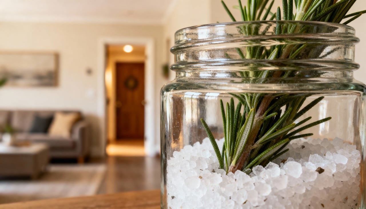 Ao liberar o aroma do alecrim e equilibrar as energias, a mistura proporciona uma experiência sensorial única