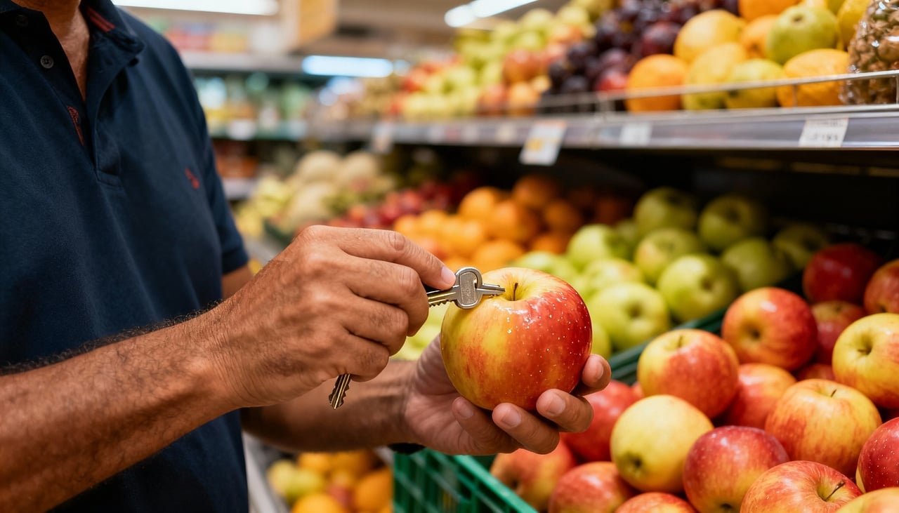 A presença de cera nas frutas pode dificultar a higienização adequada