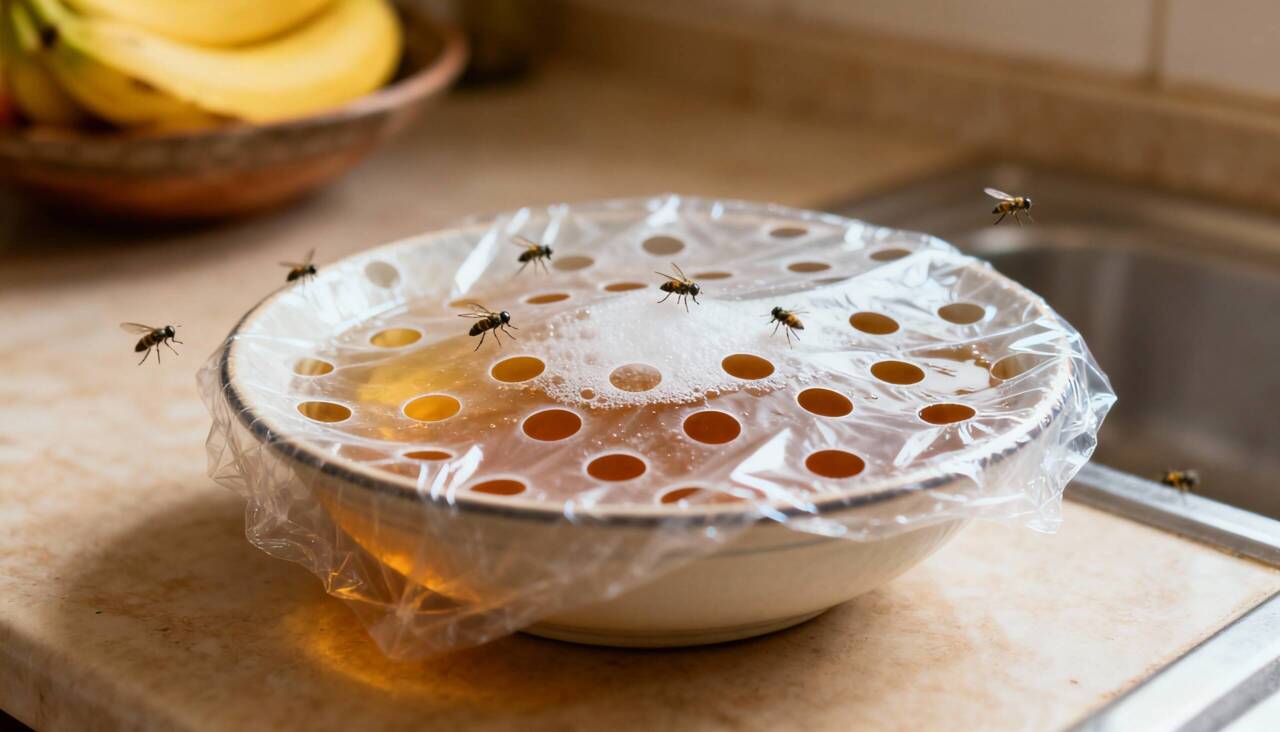 O princípio da técnica se baseia na atração natural que esses insetos têm por odores específicos