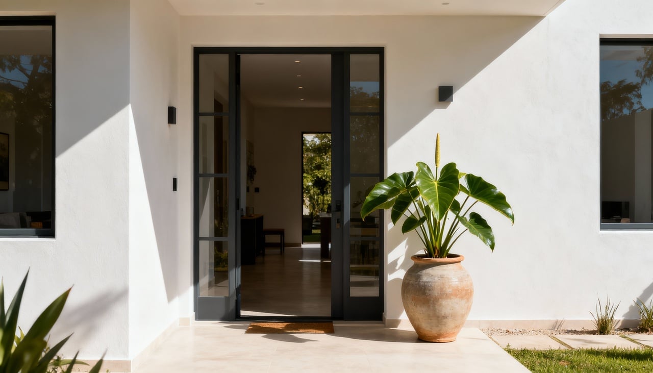 No Feng Shui, a entrada principal da casa representa o ponto de passagem do chi, o fluxo de energia vital que alimenta toda a residência