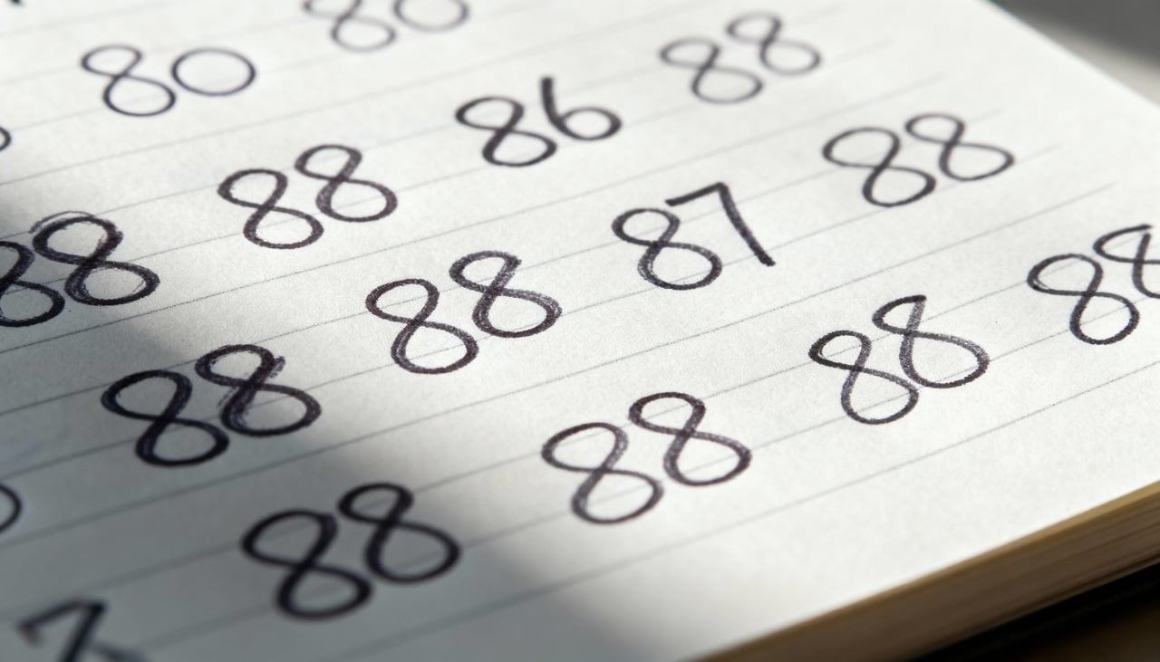 A grafologia destaca o número 8 por suas conexões com temas como poder