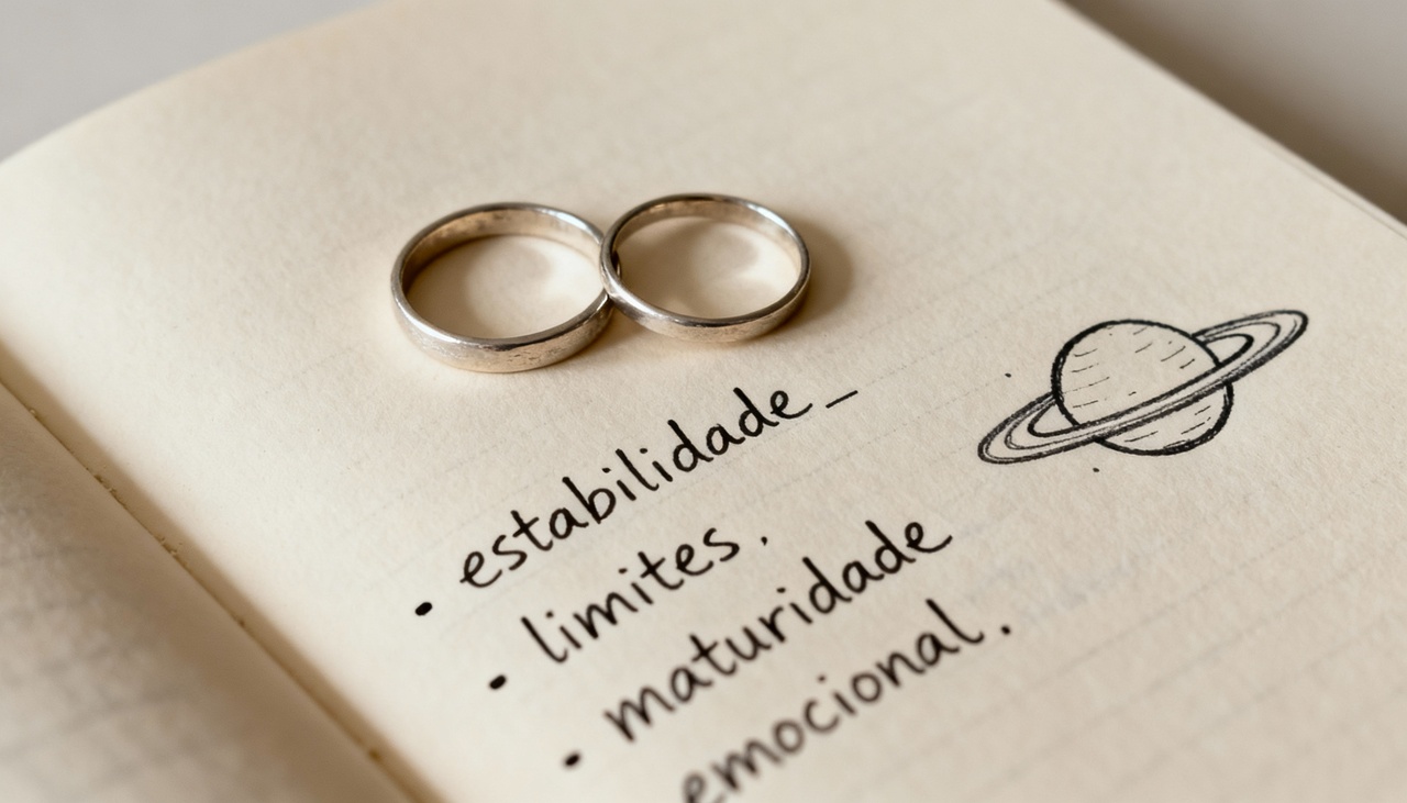 O trânsito de Saturno coloca em foco a necessidade de revisitar padrões e metas nos relacionamentos