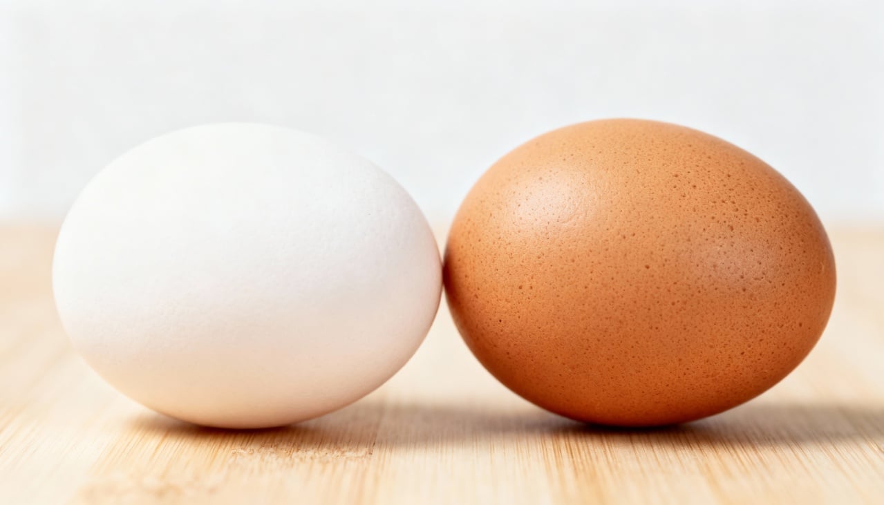 A cor da casca dos ovos é determinada pela genética da galinha