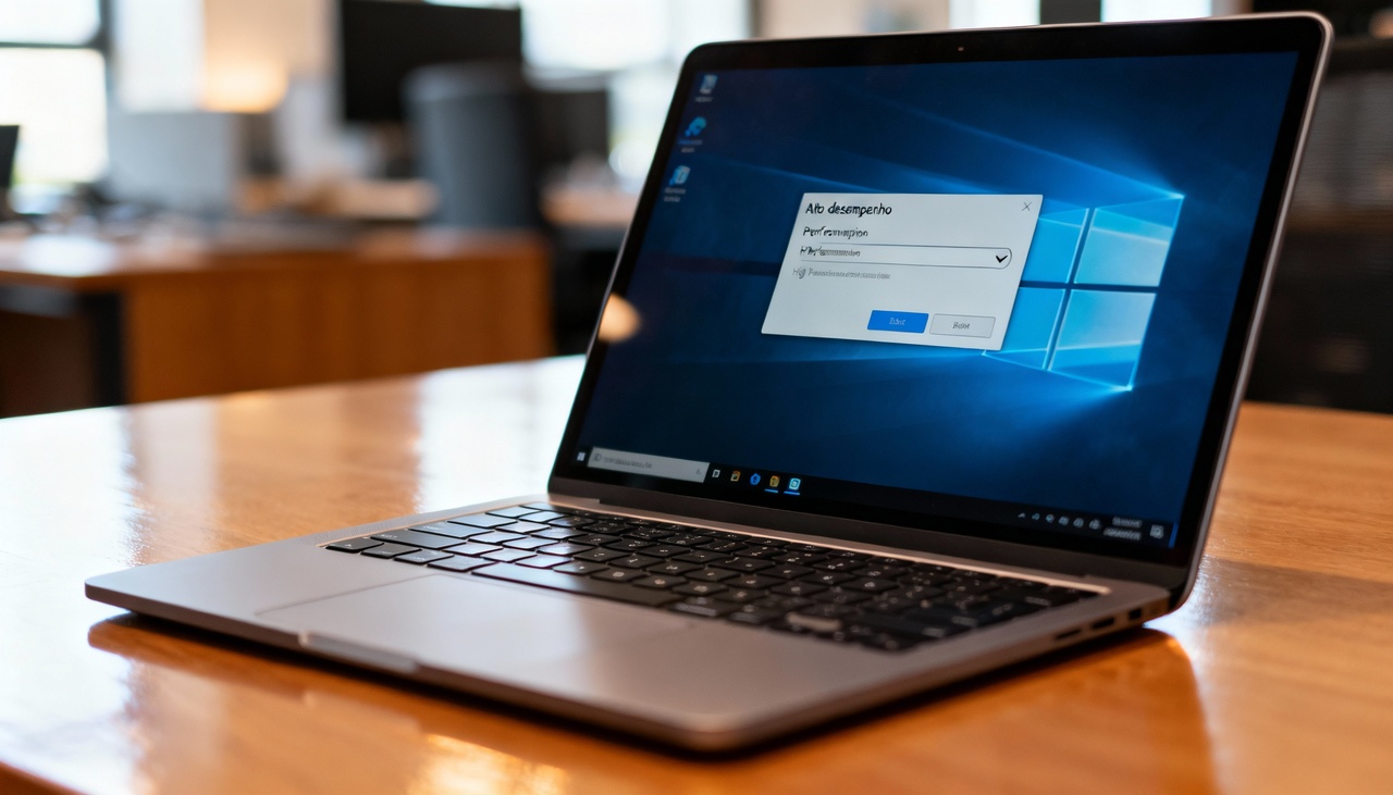 A opção de desempenho máximo faz o sistema do notebook entregar o máximo de potência disponível