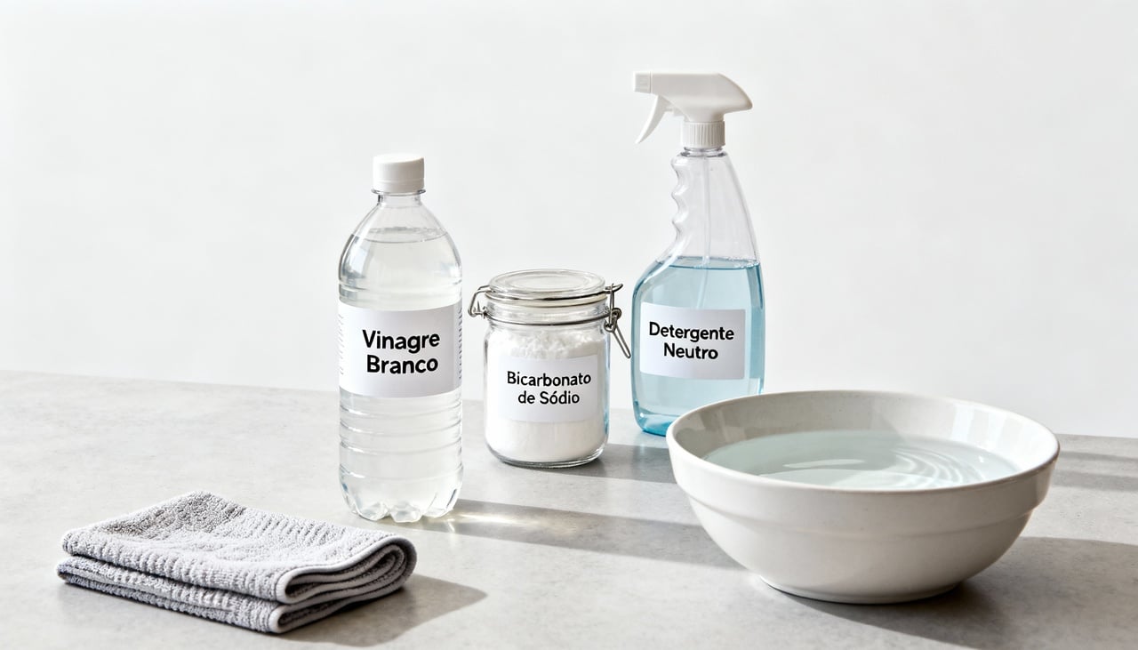 Alguns ingredientes facilmente encontrados em casa se destacam na remoção de película gordurosa