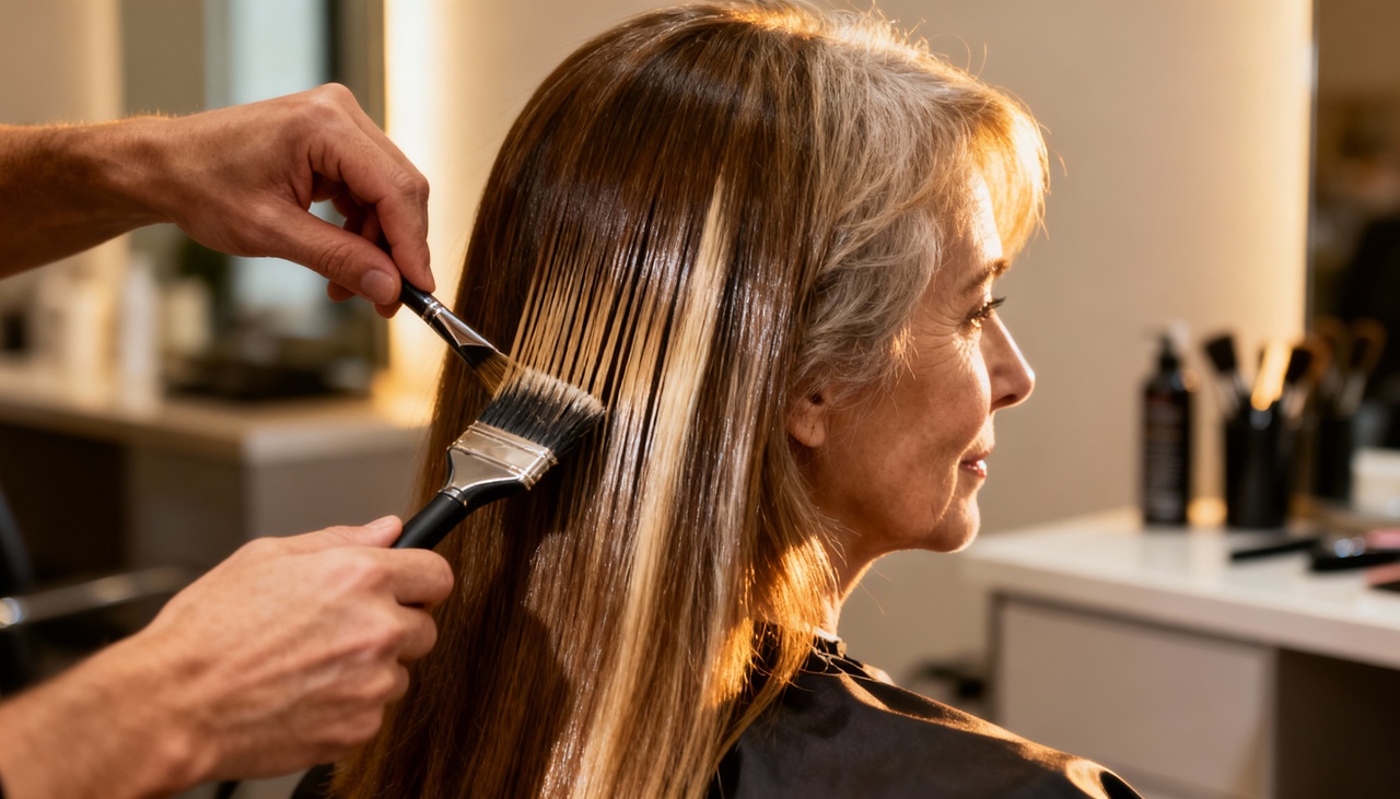 A terapia de coloração sem amônia utiliza corantes capilares formulados sem amoníaco