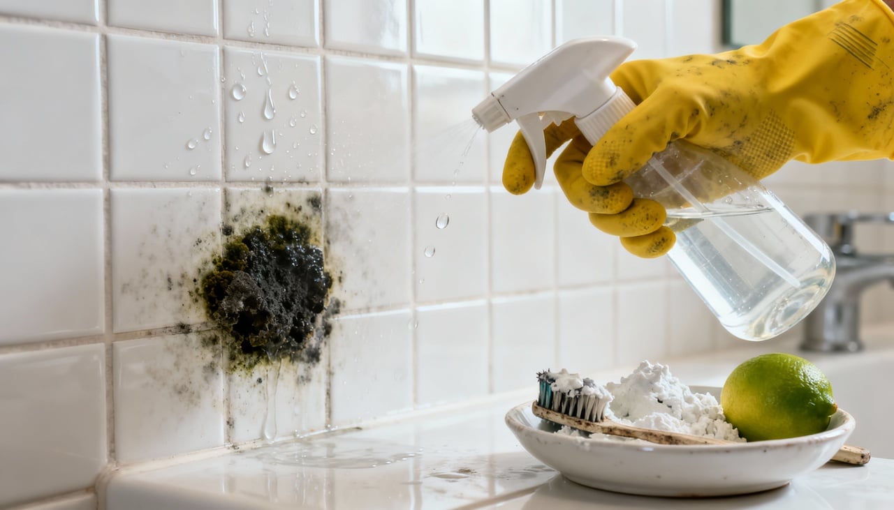 O surgimento de fungos no rejunte está diretamente relacionado às características do ambiente