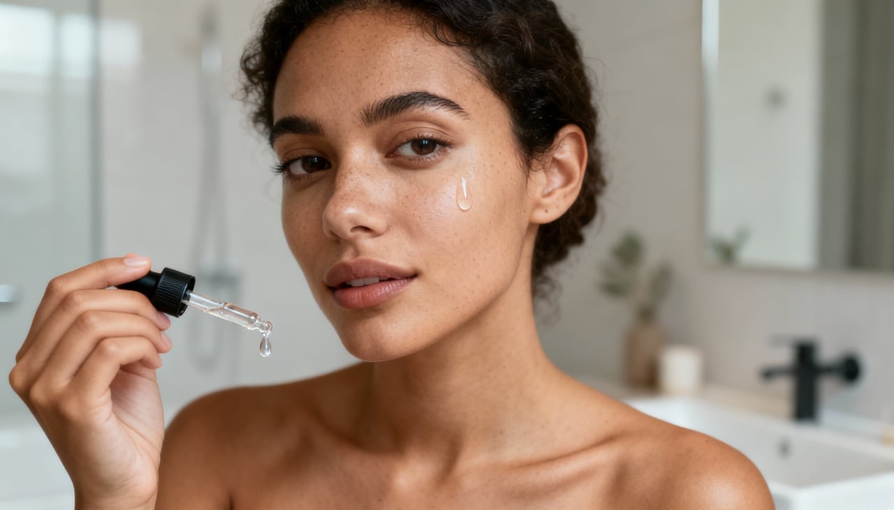 A textura leve e a rápida absorção do sérum hidratante facilitam a penetração de ativos nas camadas profundas da pele