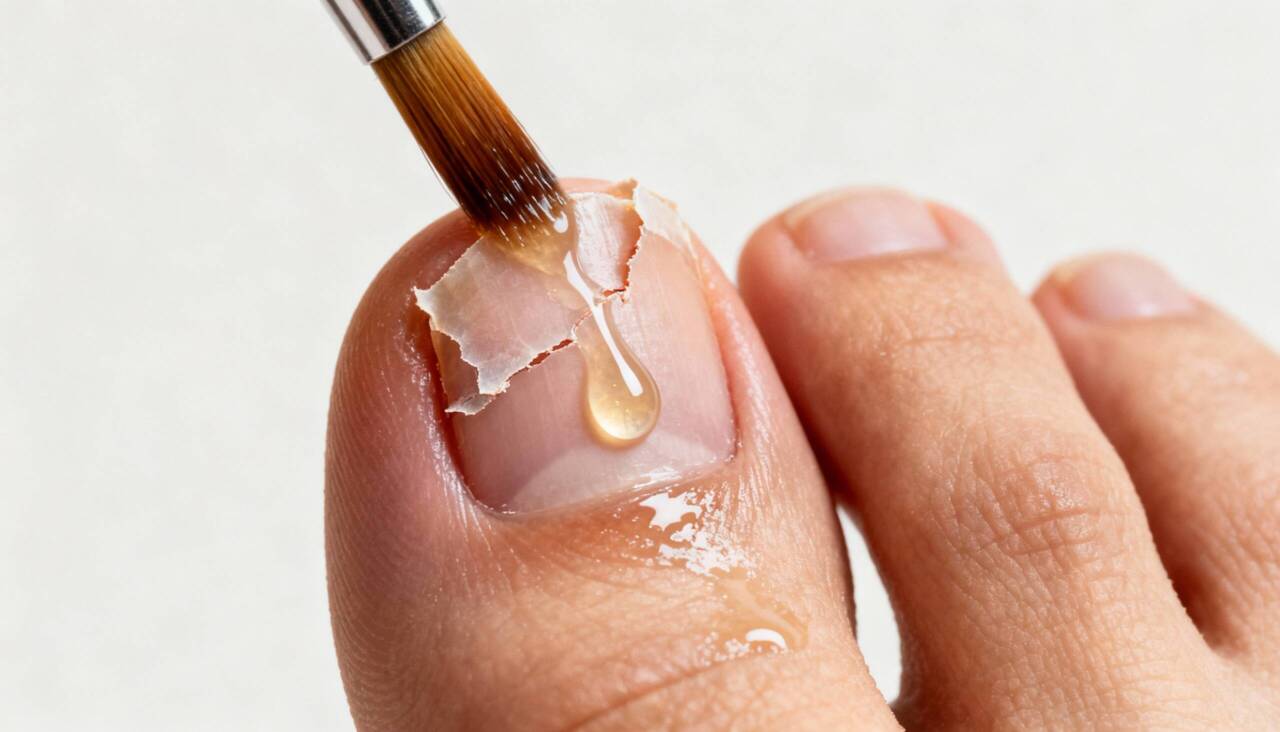 O óleo de melaleuca é aplicado sobre a área afetada