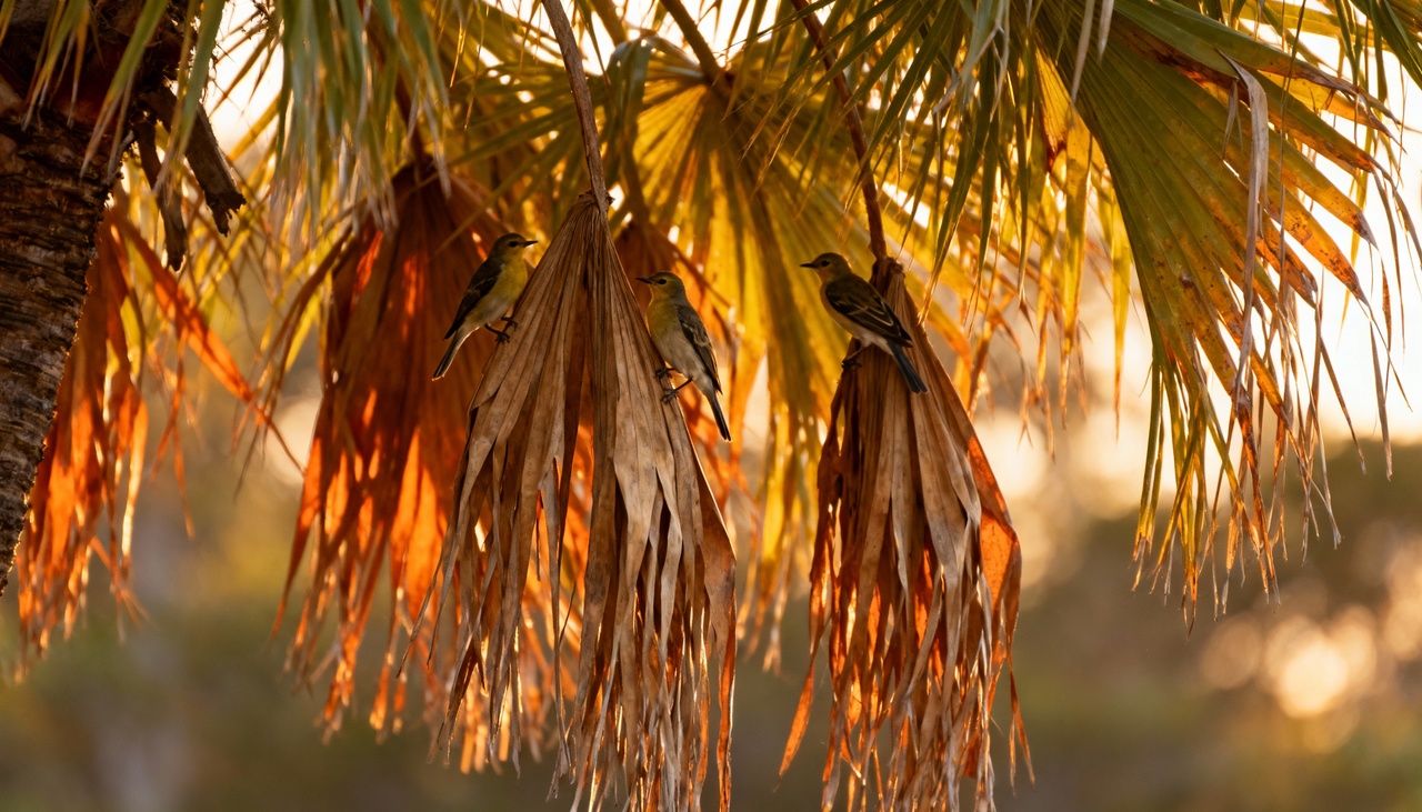 Essa palmeira de folhas em leque se destaca pelo comprimento de suas folhas