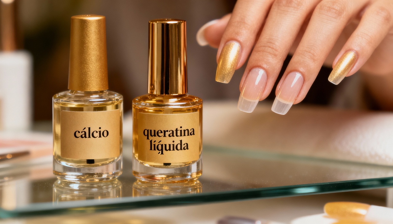 O cálcio é fundamental para a formação estrutural das unhas, pois participa do processo de queratinização e contribui para o crescimento saudável