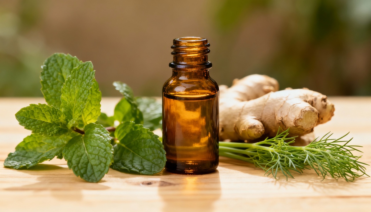 Esses óleos contêm compostos que podem relaxar os músculos do trato digestivo