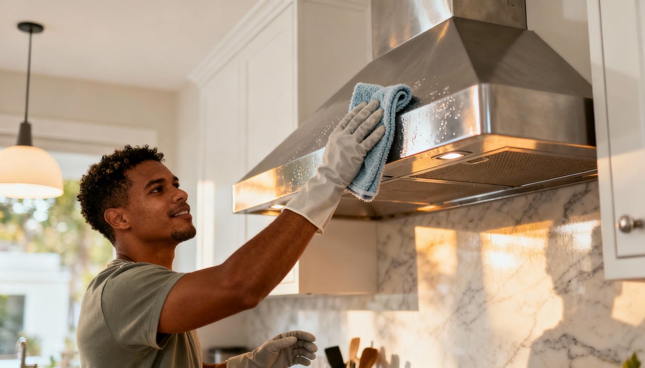 O acúmulo de gordura ocorre por conta das partículas de óleo suspensas liberadas no preparo de alimentos