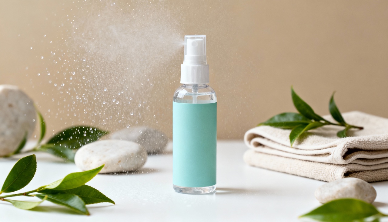 O mist facial é um spray desenvolvido especialmente para ser aplicado diretamente no rosto