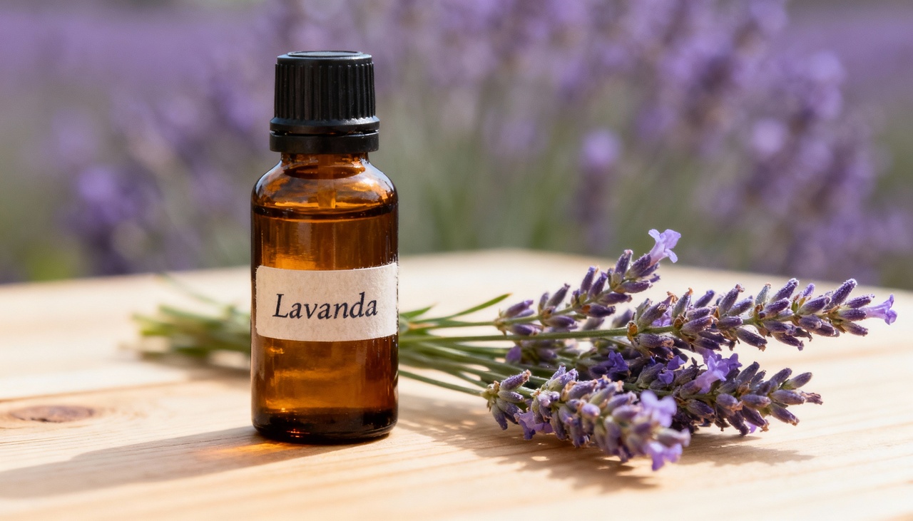 O óleo essencial de lavanda é reconhecido por sua ação rápida quando inalado
